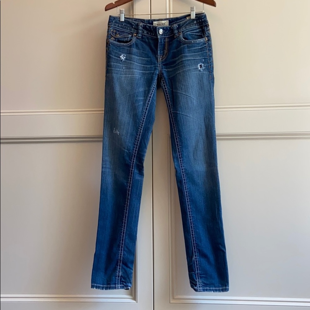 MEK denim cigarette jeans